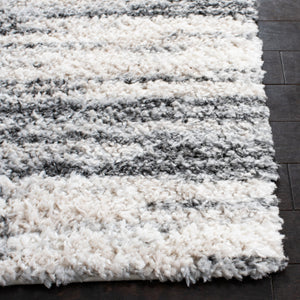 Safavieh Berber Shag Area Rug In Charcoal Grey - Luxurious 6'7" X 8'7" Plush Non-shedding Design For Any Space Charcoal ,Grey Polypropylene Pile Ber412h-6