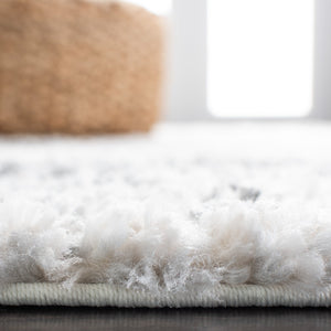 Safavieh Berber Shag Area Rug In Charcoal Grey - Luxurious 6'7" X 8'7" Plush Non-shedding Design For Any Space Charcoal ,Grey Polypropylene Pile Ber412h-6