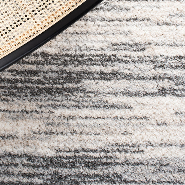 Safavieh Berber Shag Area Rug In Charcoal Grey - Luxurious 6'7" X 8'7" Plush Non-shedding Design For Any Space Charcoal ,Grey Polypropylene Pile Ber412h-6