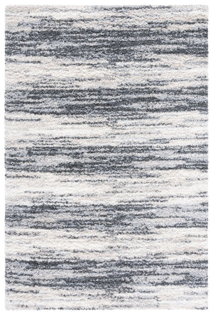 Safavieh Berber Shag Area Rug In Charcoal Grey - Luxurious 6'7" X 8'7" Plush Non-shedding Design For Any Space Charcoal ,Grey Polypropylene Pile Ber412h-6
