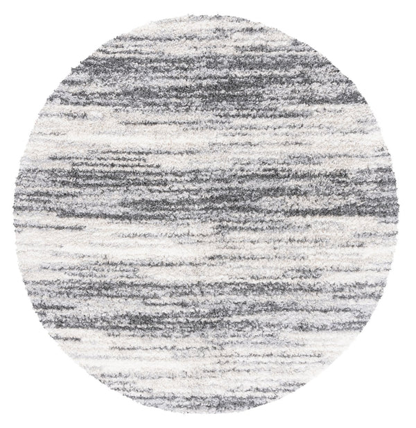 Safavieh Berber Shag Area Rug In Charcoal Grey - Luxurious 6'7" X 8'7" Plush Non-shedding Design For Any Space Charcoal ,Grey Polypropylene Pile Ber412h-6