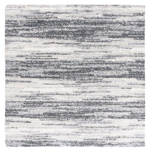 Safavieh Berber Shag Area Rug In Charcoal Grey - Luxurious 6'7" X 8'7" Plush Non-shedding Design For Any Space Charcoal ,Grey Polypropylene Pile Ber412h-6