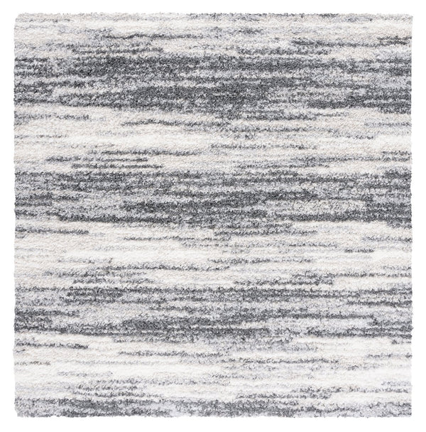 Safavieh Berber Shag Area Rug In Charcoal Grey - Luxurious 6'7" X 8'7" Plush Non-shedding Design For Any Space Charcoal ,Grey Polypropylene Pile Ber412h-6