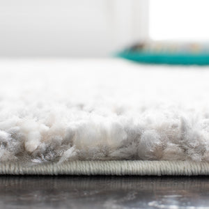 Safavieh Berber Shag Area Rug - Luxurious Power Loomed Design For Elegant Home Decor And Lasting Comfort Grey ,Ivory Polypropylene Pile Ber416f-6