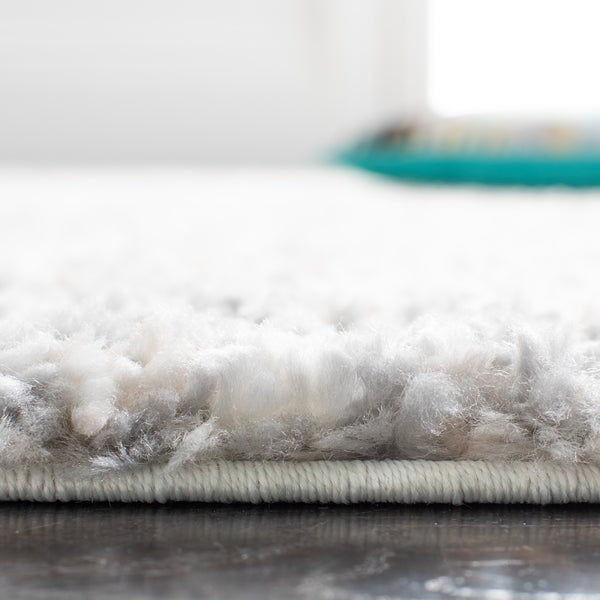 Safavieh Berber Shag Area Rug - Luxurious Power Loomed Design For Elegant Home Decor And Lasting Comfort Grey ,Ivory Polypropylene Pile Ber416f-6