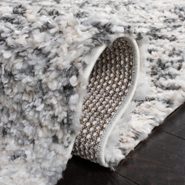 Safavieh Berber Shag Area Rug – Modern Elegance With Soft Texture For Cozy Living Spaces And Timeless Style Charcoal ,Grey Polypropylene Pile Ber418h-6