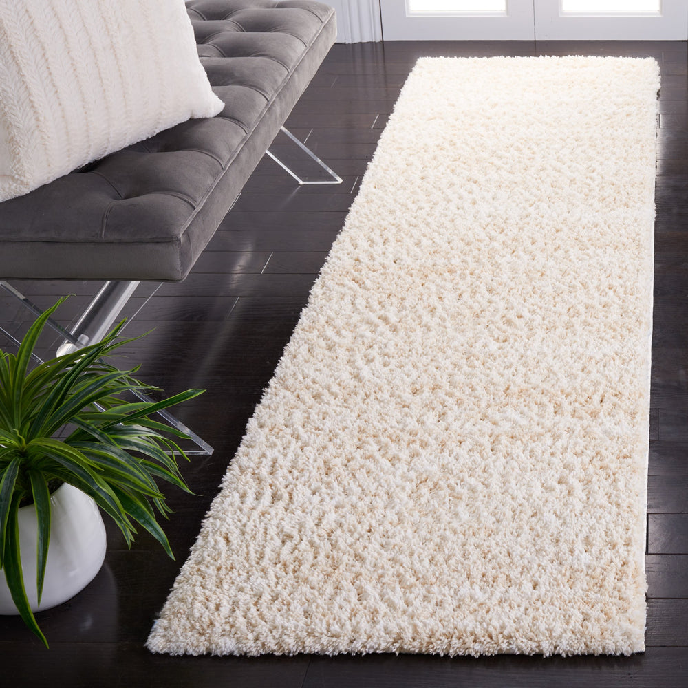 Safavieh Berber Luxurious Ivory-Beige Berber Shag Rug With 1¼" Plush Pile, Flokati-Inspired Comfort For Rooms 6'-0" x 8'-0" BER563A-68