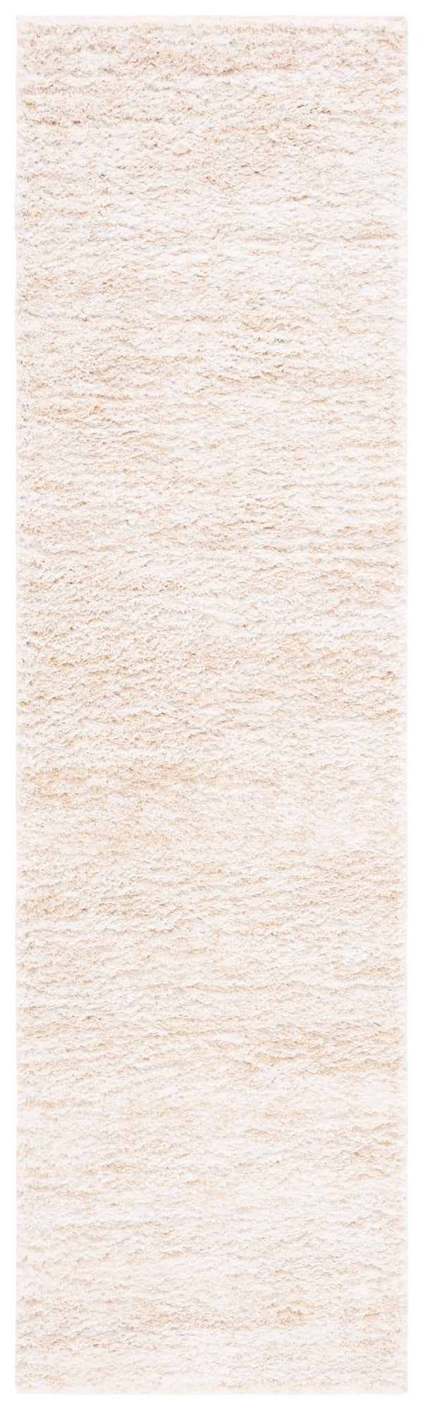Safavieh Berber Plush Shag Runner Ivory Beige — Turkish-Made Flokati Texture, Plush 1¼" Pile, Hallway Elegance 2'-3" x 10'-0" BER563A-210
