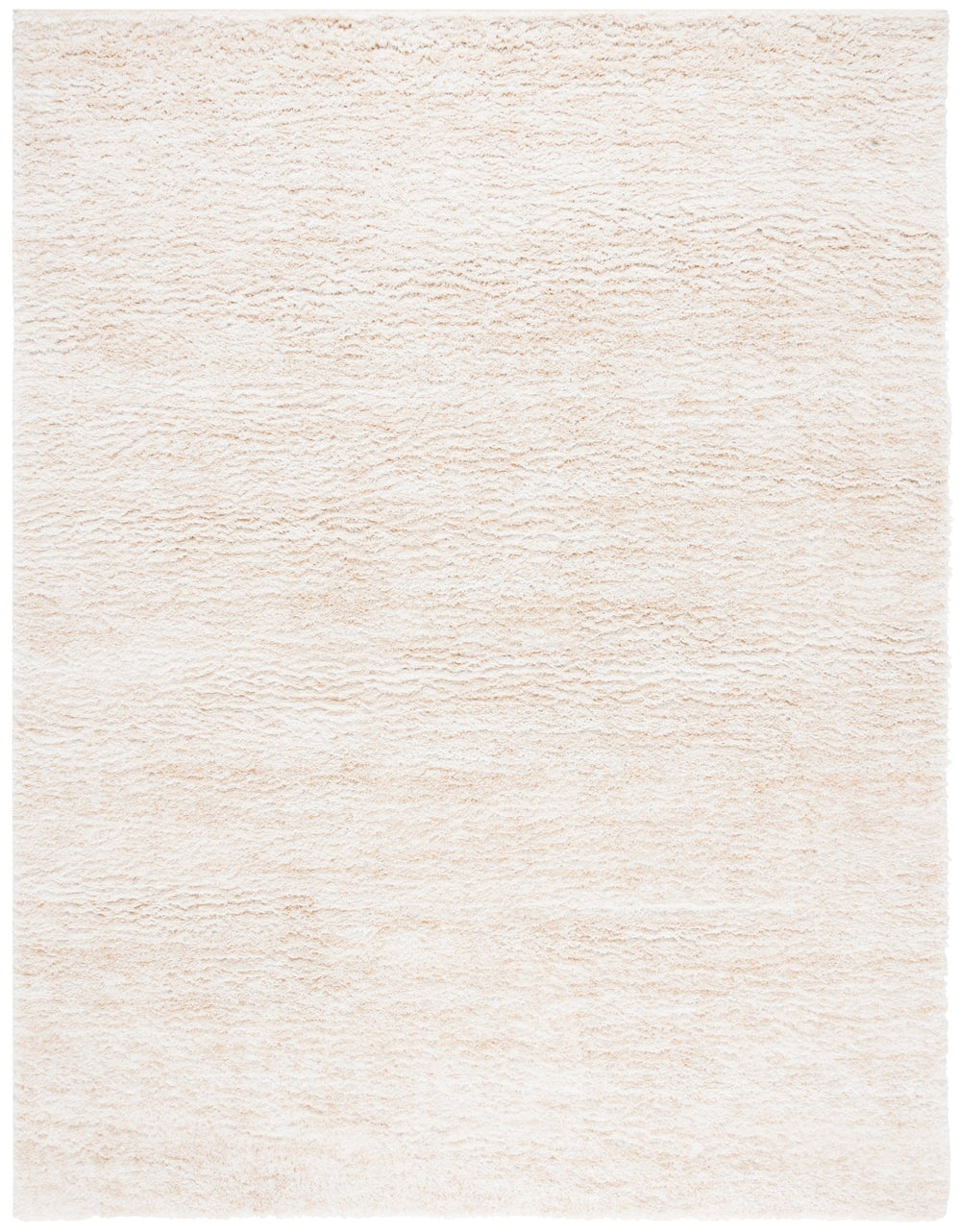 Safavieh Berber Round Area Rug - Luxurious Modern Shag In Ivory And Beige, Perfect For Cozy Living Spaces Ivory ,Beige Polyester Pile Ber563a-26