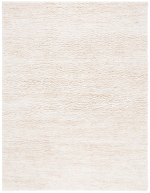 Safavieh Berber Round Area Rug - Luxurious Modern Shag In Ivory And Beige, Perfect For Cozy Living Spaces Ivory ,Beige Polyester Pile Ber563a-26