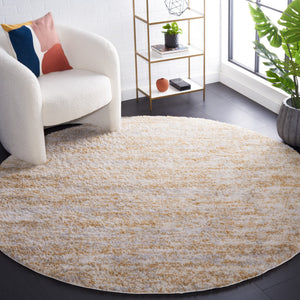 Safavieh Berber Ivory Light-Gold Shag Rug — Plush 1.25" Pile, Power-Loomed Turkish Craft For Cozy Rooms 3'-0" x 5'-0" BER563D-3