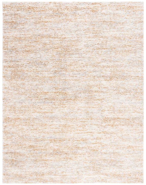 Safavieh Berber Ivory Light-Gold Shag Rug — Plush 1.25" Pile, Power-Loomed Turkish Craft For Cozy Rooms 3'-0" x 5'-0" BER563D-3