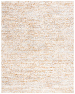 Safavieh Berber Ivory Light Gold Shag Runner Rug For Hallways — 1.25" Pile, Plush Flokati Feel, Modern Elegance 2'-3" x 6'-0" BER563D-26