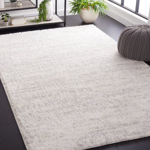 Safavieh Berber Plush Shag Rug 6X9 Ivory & Light Grey – 1.25" Pile, Oeko-Tex, Power-Loomed Turkey Durable Comfort BER563F-6