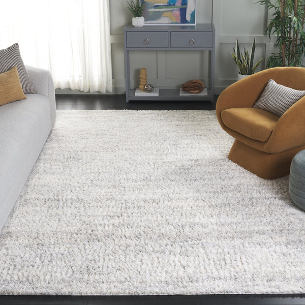 Safavieh Berber Plush Shag Rug 6X9 Ivory & Light Grey – 1.25" Pile, Oeko-Tex, Power-Loomed Turkey Durable Comfort BER563F-6