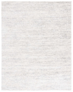 Safavieh Berber Round Area Rug - Luxurious Modern Shag In Ivory And Beige, Perfect For Cozy Living Spaces Ivory ,Light Grey Polyester Pile Ber563f-5ov