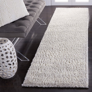 Safavieh Berber Plush Round Shag Rug In Grey Ivory — Flokati-Inspired Softness, Durable Power-Loomed Turkey 10'-0" x 10'-0" BER563G-10R