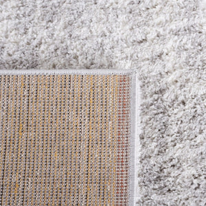 Safavieh Berber Shag Plush Polyester Area Rug Neutral Grey Ivory Pile Living Room Floor BER563G-6