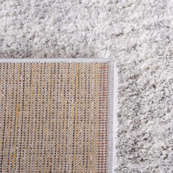 Safavieh Berber Shag Plush Polyester Area Rug Neutral Grey Ivory Pile Living Room Floor BER563G-6