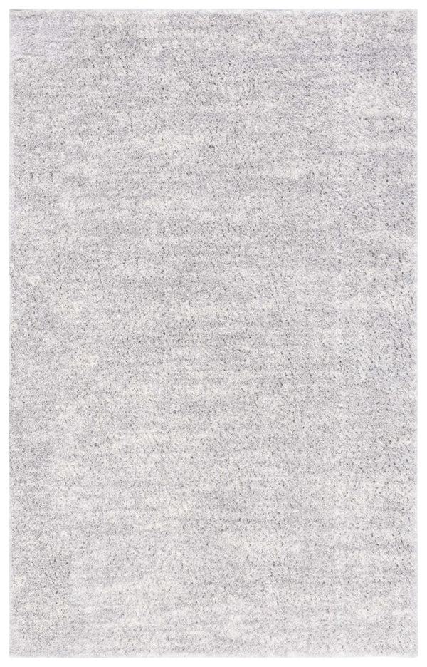 Safavieh Berber Shag Plush Polyester Area Rug Neutral Grey Ivory Pile Living Room Floor BER563G-6