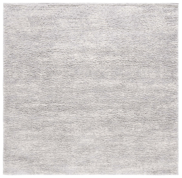 Safavieh Berber Plush Turkish Shag Rug Grey Ivory — Power-Loomed Polyester Pile For Cozy Modern Living Spaces 6'-0" x 8'-0" BER563G-68