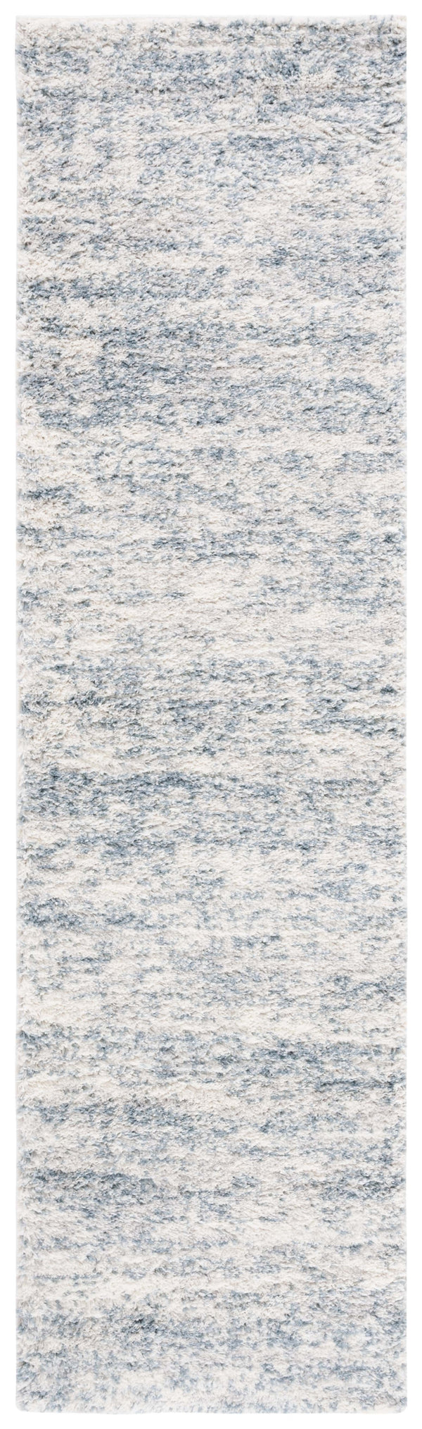 Safavieh Berber Round Area Rug - Luxurious Modern Shag In Ivory And Beige, Perfect For Cozy Living Spaces Ivory ,Light Aqua Polyester Pile Ber563j-26