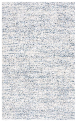 Safavieh Berber Round Area Rug - Luxurious Modern Shag In Ivory And Beige, Perfect For Cozy Living Spaces Ivory ,Light Aqua Polyester Pile Ber563j-26