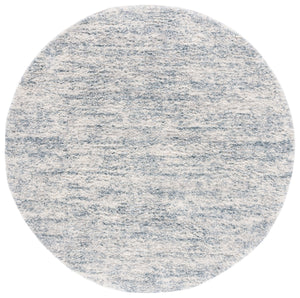 Safavieh Berber Shag Round Area Rug Ivory & Light Aqua Plush Flokati Texture Power-Loomed Turkey Luxury Comfort 10'-0" x 10'-0" BER563J-10R