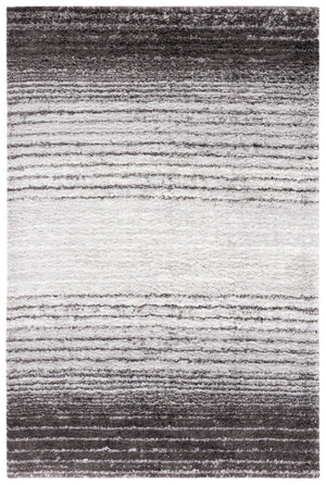 Safavieh Berber Shag High Pile Polyester Rug Two Tone Grey Plush Living Room Bedroom BER571F-6