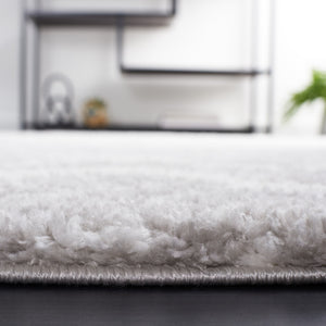 Safavieh Berber Shag Area Rug – Luxurious Grey And Ivory Geometric Design For Modern Home Elegance Ivory ,Grey Polyester Pile Ber574g-8sq