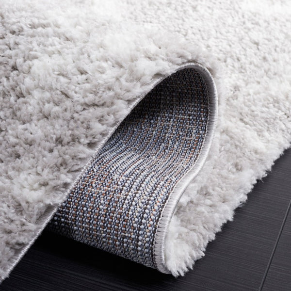 Safavieh Berber Shag Polyester Rug Neutral Ivory Grey Plush Pile Living Room Bedroom Accent BER574G-6