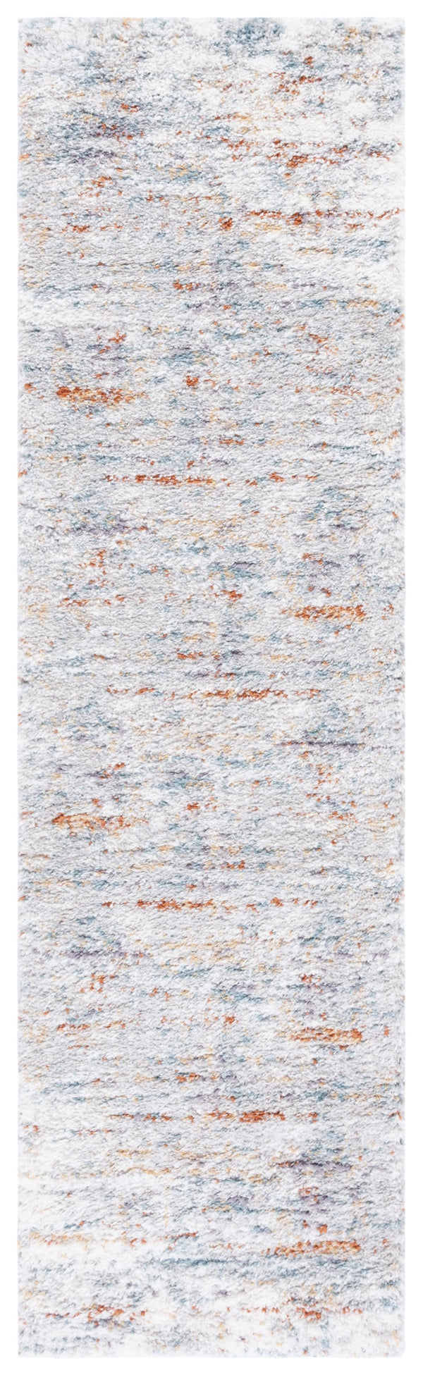 Safavieh Berber Shag Area Rug - Luxe Comfort With Dynamic Blue, Rust, And Ivory Design For Your Home Décor Blue Rust ,Ivory Polyester Pile Ber577a-8r