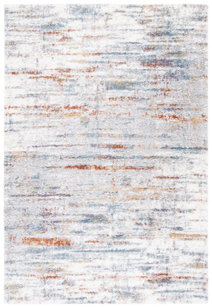Safavieh Berber Shag Area Rug - Luxe Comfort With Dynamic Blue, Rust, And Ivory Design For Your Home Décor Blue Rust ,Ivory Polyester Pile Ber577a-8r