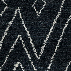 Amer Rugs Berlin Farmhouse Geometric Hand-hooked Wool Area Rug – Trendy Style For Timeless Home Elegance Charcoal,White Wool Ber60203