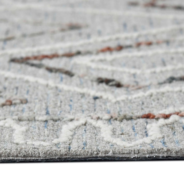 Amer Rugs Berlin Farmhouse Geometric Hand-hooked Wool Area Rug – Trendy Style For Timeless Home Elegance Multi Wool Ber70913