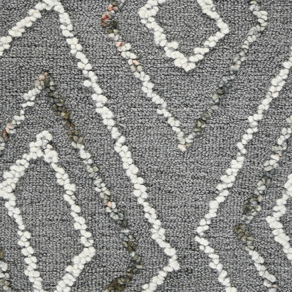 Amer Rugs Berlin Farmhouse Geometric Hand-hooked Wool Area Rug – Trendy Style For Timeless Home Elegance Dark Gray Wool Ber80913