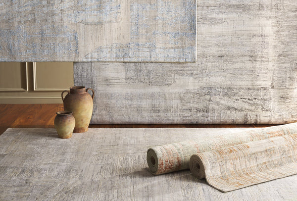 Safavieh Bedford Luxurious Grey Ivory Area Rug - Soft Viscose, Wool & Cotton Blend For Elegant Spaces Grey ,Ivory 60% Viscose,20% Wool,20% Cotton Bfd101a-9