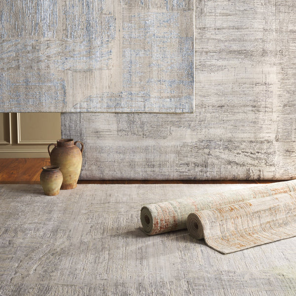 Safavieh Bedford Luxurious Grey Ivory Area Rug - Soft Viscose, Wool & Cotton Blend For Elegant Spaces Grey ,Ivory 60% Viscose,20% Wool,20% Cotton Bfd101a-9