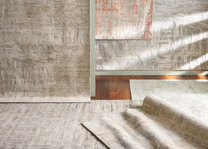 Safavieh Bedford Luxurious Grey Ivory Area Rug - Soft Viscose, Wool & Cotton Blend For Elegant Spaces Grey ,Ivory 60% Viscose,20% Wool,20% Cotton Bfd101a-9