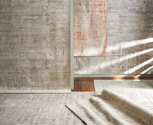 Safavieh Bedford Luxurious Grey Ivory Area Rug - Soft Viscose, Wool & Cotton Blend For Elegant Spaces Grey ,Ivory 60% Viscose,20% Wool,20% Cotton Bfd101a-9