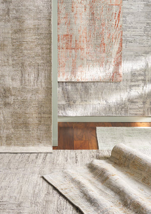 Safavieh Bedford Luxurious Grey Ivory Area Rug - Soft Viscose, Wool & Cotton Blend For Elegant Spaces Grey ,Ivory 60% Viscose,20% Wool,20% Cotton Bfd101a-9