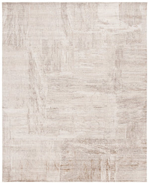 Safavieh Bedford Hand-Loomed Abstract Area Rug in Viscose Wool Blend for Large Living Rooms Grey Taupe 10'-0" x 14'-0" BFD101E-10