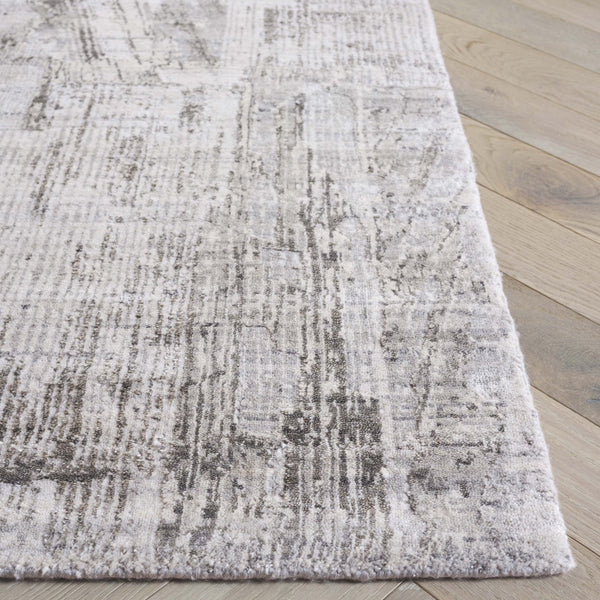 Safavieh Bedford Luxurious Grey Ivory Area Rug - Soft Viscose, Wool & Cotton Blend For Elegant Spaces Grey ,Charcoal 60% Viscose,20% Wool,20% Cotton Bfd101h-10