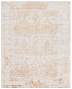 Safavieh Bedford Luxurious Area Rug - Elegant Beige And Gold Design, Perfect For Home Décor And Style Beige ,Gold 60% Viscose,20% Wool,And 20% Cotton Bfd102d-9