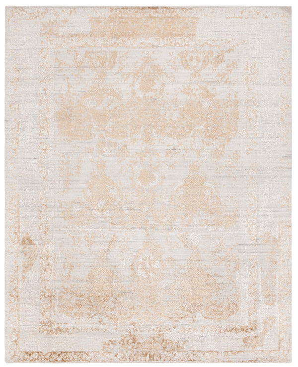 Safavieh Bedford Luxurious Area Rug - Elegant Beige And Gold Design, Perfect For Home Décor And Style Beige ,Gold 60% Viscose,20% Wool,And 20% Cotton Bfd102d-9