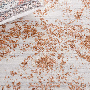 Safavieh Bedford Luxurious Area Rug - Elegant Beige And Gold Design, Perfect For Home Décor And Style Beige ,Rust 60% Viscose,20% Wool,And 20% Cotton Bfd102p-8