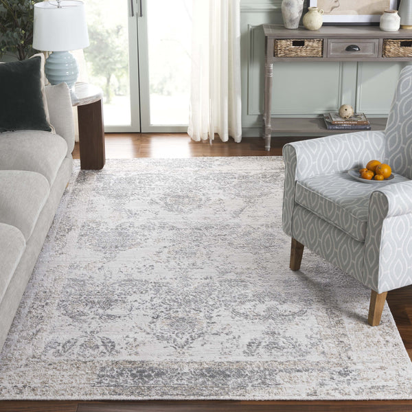 Safavieh Bedford Luxurious Area Rug - Elegant Beige And Gold Design, Perfect For Home Décor And Style Beige ,Light Green 60% Viscose,20% Wool,And 20% Cotton Bfd102y-9