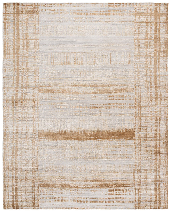 Safavieh Bedford 8x10 Beige Gold Area Rug - Hand Loomed Elegance For Sophisticated Home Decor & Comfort Beige ,Gold 60% Viscose,20% Wool,And 20% Cotton Bfd104b-8