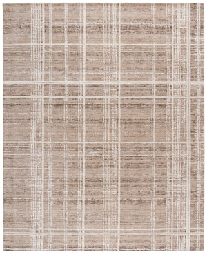 Safavieh Bedford 8x10 Area Rug In Light Brown & Ivory - Hand Loomed, Soft Texture For Timeless Decor Light Brown ,Ivory 60% Viscose,20% Wool,And 20% Cotton Bfd105t-8