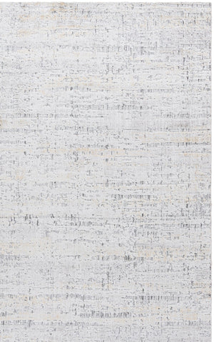Safavieh Bedford Hand-Loomed 6X9 Grey & Gold Abstract Rug — Low 1/4" Pile, Viscose-Cotton-Wool Blend, Modern Elegance BFD201D-6